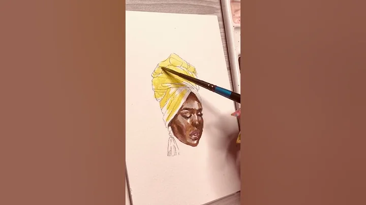 Day 02 of learning to use gouache✨ #art #gouache #shorts