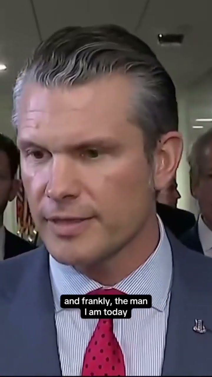 Pete Hegseth says he is a “different man than I was years ago” on past alcohol use #shorts
