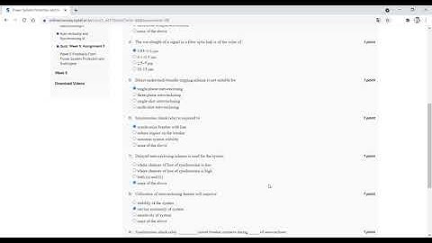 #NPTEL Power System Protection and Switchgear Week 5 Answer