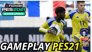 FR4NÇ4 X SU3C14  40 V1V0 - J0G0 DE HOJE - ASSISTA AGORA NA  GAMEPLAY PES 21