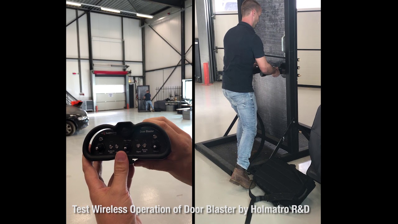 Test Wireless Operation of Door Blaster by Holmatro R&D