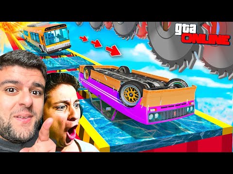 გიგანტური მანქანებით დაშვება! - GTA 5 Online ქართულად