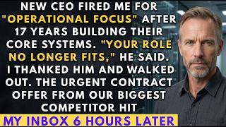 My CEO Fired Me After 17 Years—I Built the Company That Beat His