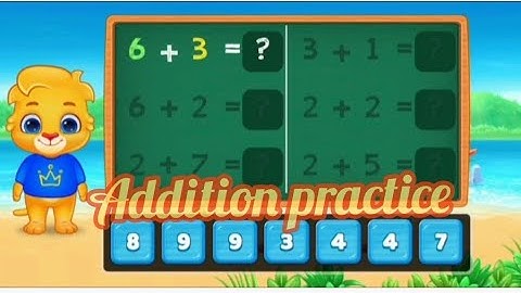 Addition practice#mathematics #kidslearning #Addition practice with areesha