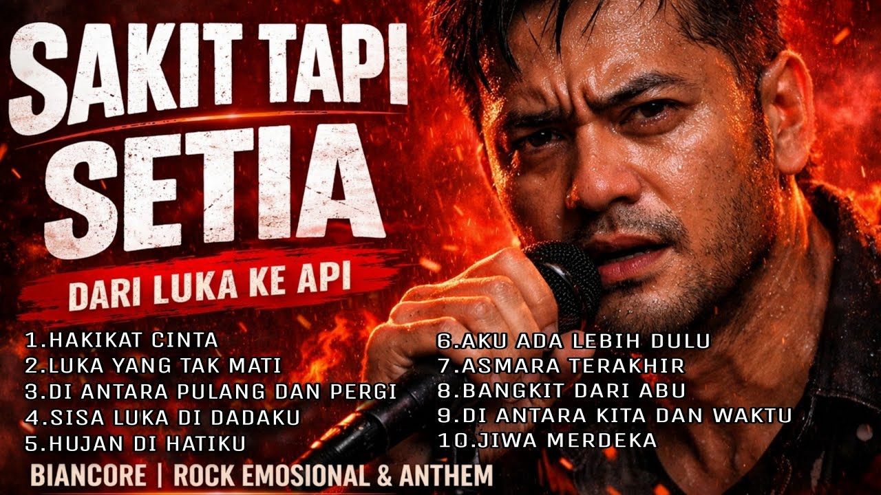 KOMPILASI ROCK EMOSIONAL INDONESIA | Luka, Setia & Perlawanan