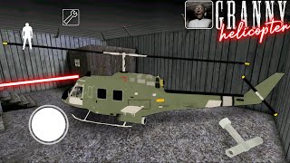 Granny New Update with New Helicopter Escape in Granny v1.8 House || granny game definition grandpa Resimi