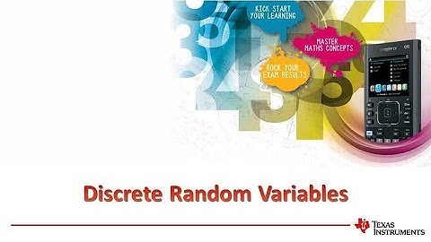 Discrete Random Variables with TI Nspire