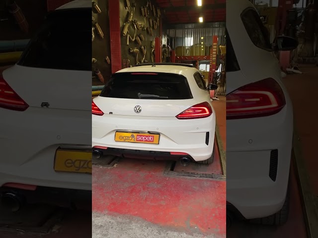 VW SCIROCCO 1.4 TSİ KUMANDALI PERFORMANS EGZOZ SEPETİ KİTİ 👊 #scirocco #egzoz #egzozsesi #varex