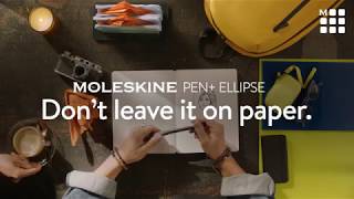 The Moleskine PEN+ ELLIPSE lets you record your scribblings right into your  pen