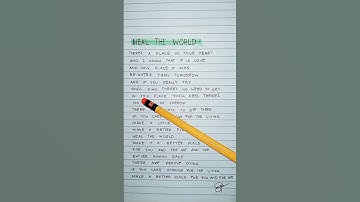Thumbnail of Heal the World | Michael Jackson #lyrics #karaoke #sing #music #guitar #acoustic