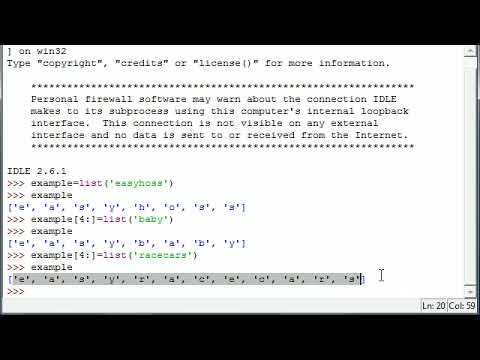 Python Programming Tutorial   13   Slicing Lists