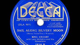 Video thumbnail of "1st RECORDING OF: Sail Along Silvery Moon - Bing Crosby (1937)"