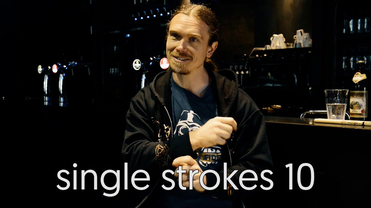 Peter Wildoer on the left foot - drumtalk [single strokes 10]