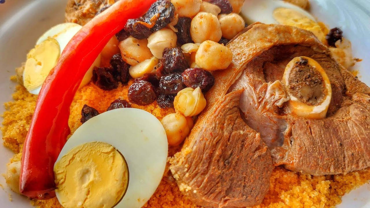 كسكسي العرس الهلالي / كسكسي مثرد بنة من وراء العقل