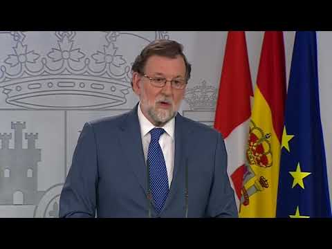Rajoy no ve "ninguna razón" para que Cs rompa el pacto de gobierno con el PP en Madrid