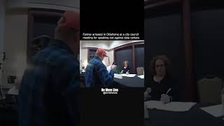 Farmer Arrested for Speaking Up Against Data Centers #datacenter #oklahoma #farmer #nmlnews