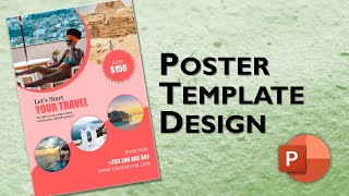 How to Create a Poster in PowerPoint | PowerPoint Poster Template Design screenshot 5