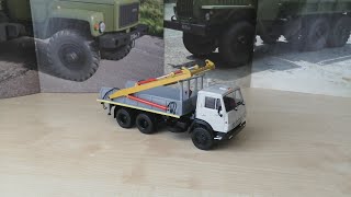 Обзор модели Камаз-5320 Самопогрузчик, масштаб 1:43, 