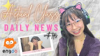 \(^.^)/ Actual Class in Engoo ~ with tips ~ Daily News Lesson Material  ~ ESL teaching by Chelle Bermudez 38,447 views 2 years ago 20 minutes