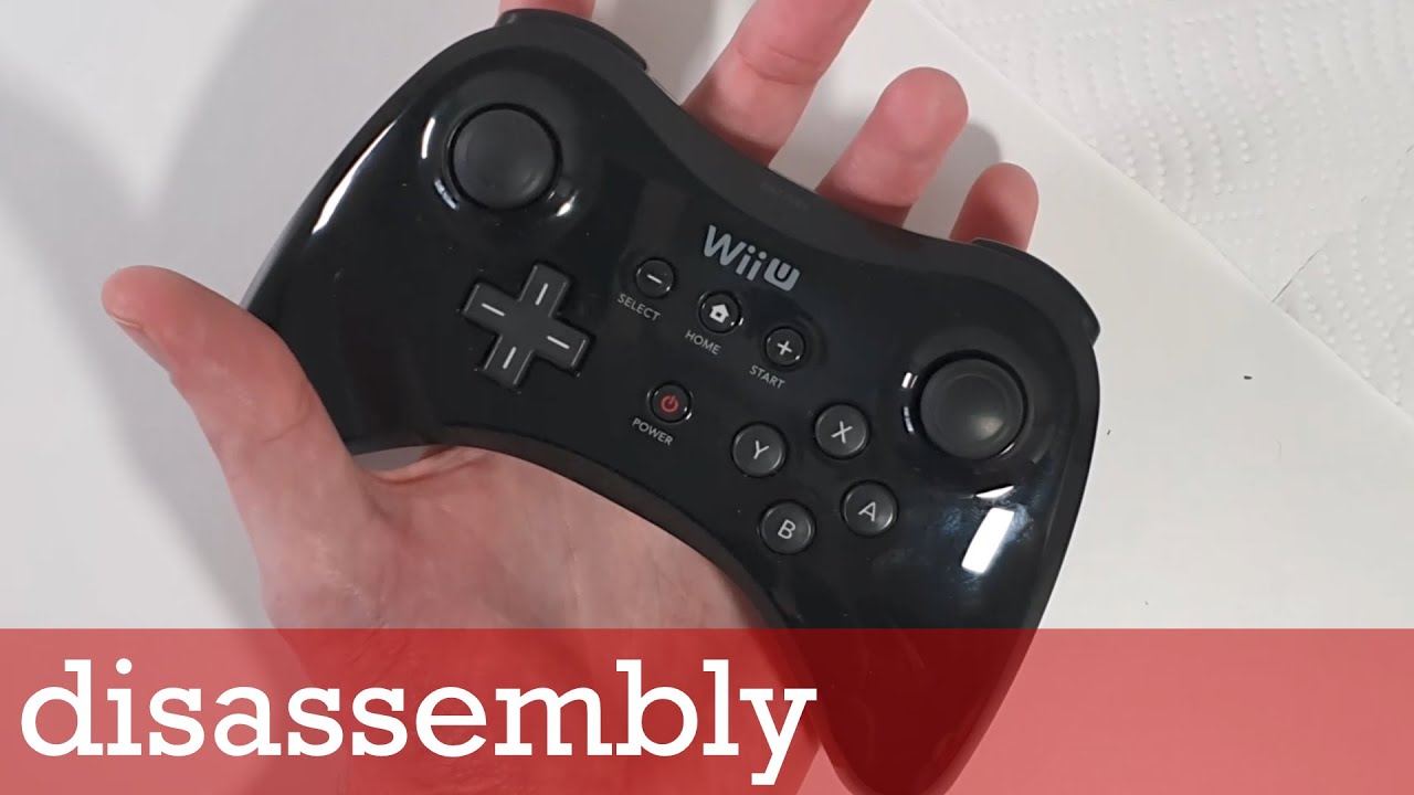 Nintendo Wii U Pro Controller Disassembly / Assembly - YouTube