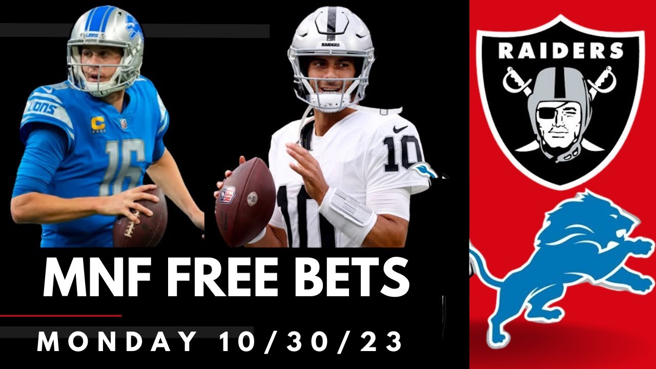 Raiders Lions Monday 10/30 23 NFL Picks and Predictions Picks