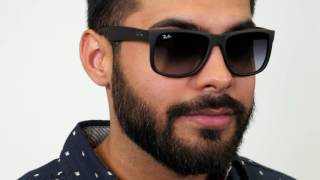 Ray-Ban RB4165 Justin Sunglasses - YouTube