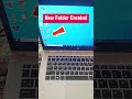 Create a New Folder in SECONDS with This Trick