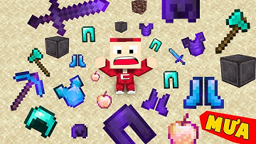 Minecraft Nhưng Mưa Là Giàu