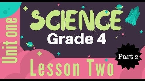Grade 4 | Unit 1 - Lesson 2 - Part 2 - Matter states and its changes