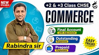Adjustment in Final account #outstanding expenses #prepaidexpenses #different #accounting #commerce 