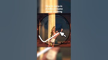 Jumping in A Difficult Game About Climbing