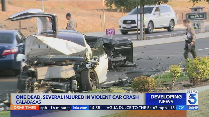 1 killed, 6 hospitalized in multi-vehicle Calabasas crash - DayDayNews