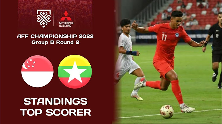 Singapore vs Myanmar (3-2) - AFF Mitsubishi Electric Cup 2022