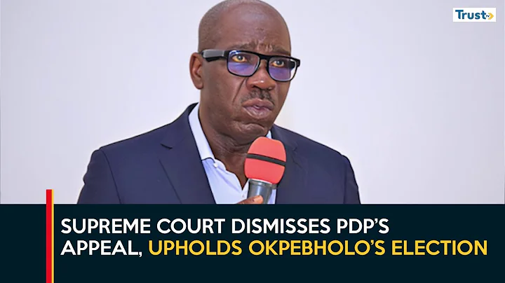 Edo Governorship Poll: Supreme Court Dismisses PDP’s Appeal, Upholds Okpebholo’s Election