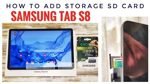 HOW TO ADD STORAGE To Samsung Galaxy Tab S8 Android Tablet How Open Micro SD Card Slot & Add SD Card