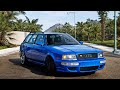 4K RELAX DRIFT | Audi RS2 Avant (90s Legend) | Five-Cylinder Turbo Sound | Touge Sliding |No Comment