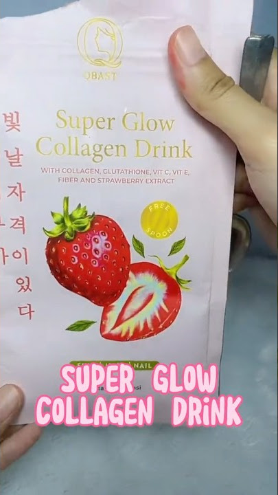 ternyata kalau mau glowing itu harus rajin konsumsi collagen drink, loh!