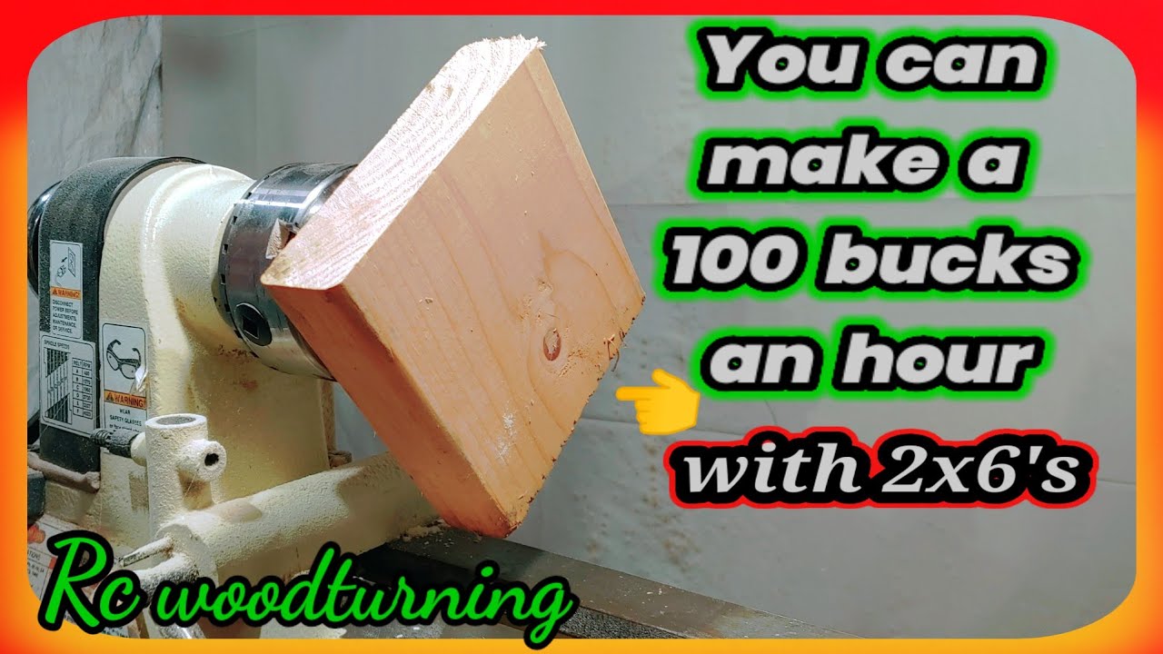 Wood Turning 100 Bucks An Hour With Scrap 2x6 YouTube wood-turning-100-bucks-an-hour-with-scrap-2x6-youtube