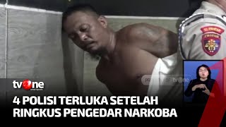 Kepung Pengedar Narkoba, 4 Orang Polisi Terluka | Kabar Pagi tvOne