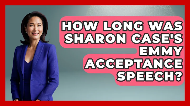 How Long Was Sharon Case's Emmy Acceptance Speech? - Soap Opera Insider