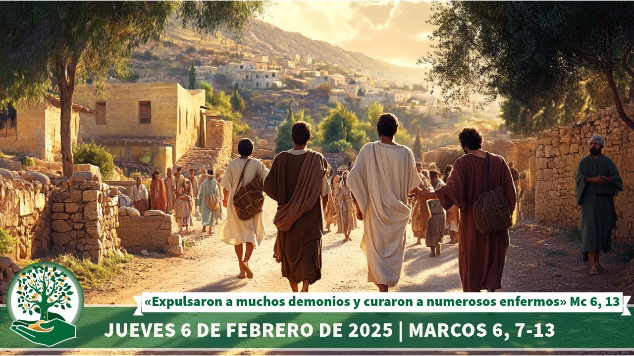 EVANGELIO DE HOY JUEVES 6 DE FEBRERO DE 2025 | MARCOS 6, 7-13 - YouTube