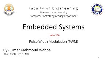 Lab(9) Embedded System using PIC in Arabic .. PWM.
