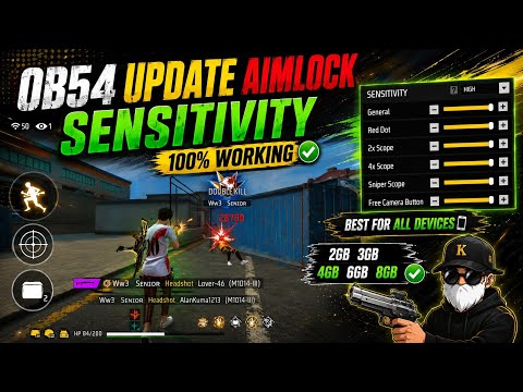 Free Fire Max Headshot Setting After Update 2026⚡Best Sensitivity Settings ⚙️| Sensitivity Setting