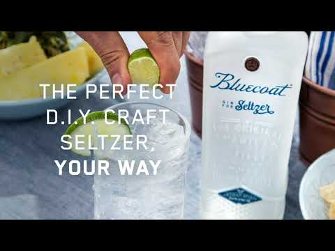 BLUECOAT GIN  Gin for Seltzer Mix or Spike 20 - video from Bluecoat Gin