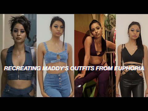 RECREATING MADDY'S OUTFITS FROM EUPHORIA!! 