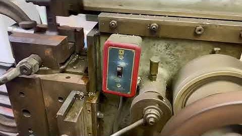 Metal shaper cutting a keyway after tool and die making adventure.