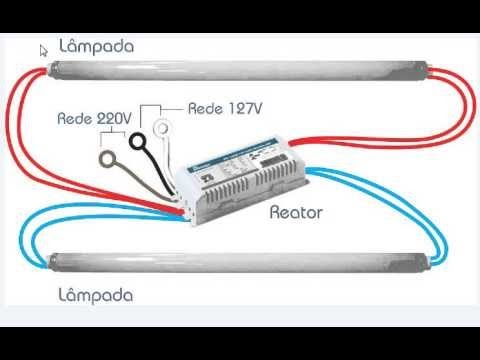 Vídeo: Como Conectar Reator Eletrônico
