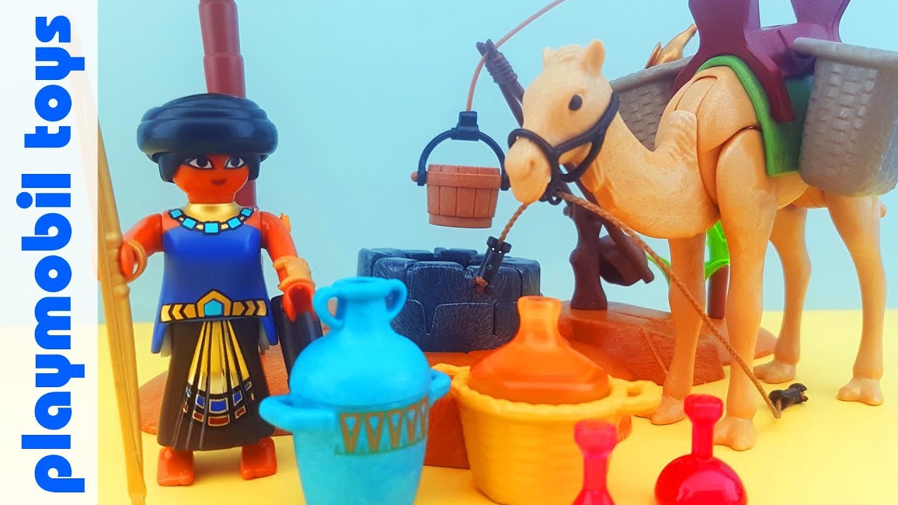 Unpack Playmobil History 5387 Egyptian Tomb Raider's Camp