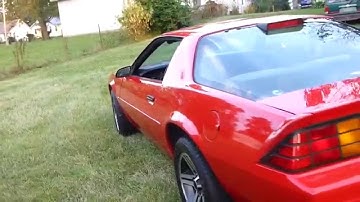 86 camaro open headers