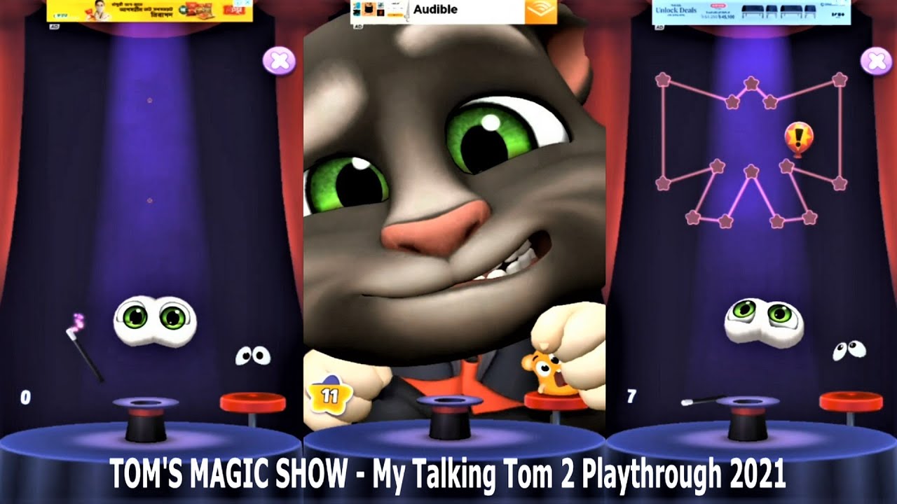 Jogo do Gatinho Tom 2  Tom Shou de Mágicas / My Talking Tom 2 the